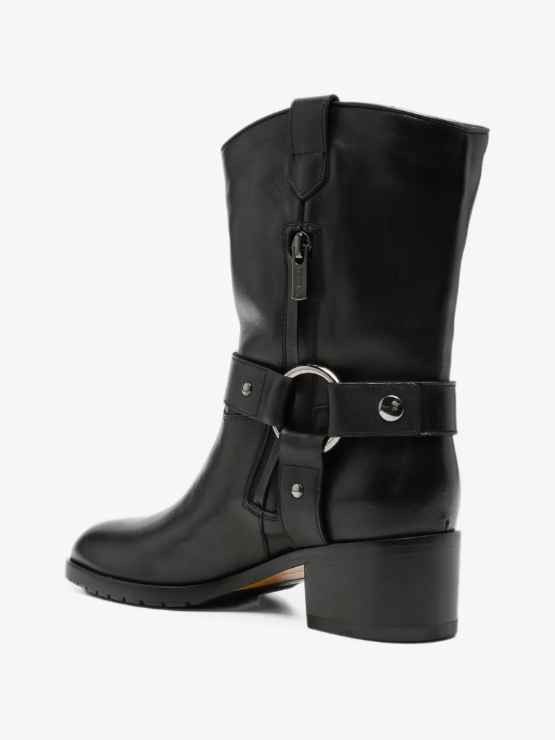 Ghete Doucal's harness-detail negru - imagine 4