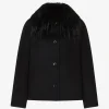 Jacheta LouLou De Saison Rafe collar negru