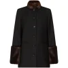 Jacheta LouLou De Saison faux fur negru