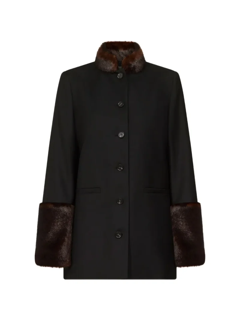 Jacheta LouLou De Saison faux fur negru