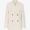 Jacheta LouLou De Saison shawl-collar ecru