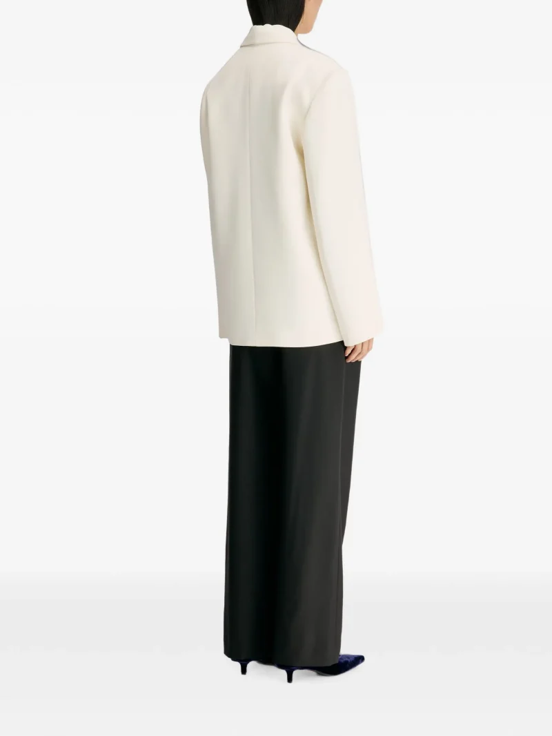 Jacheta LouLou De Saison shawl-collar ecru - imagine 4