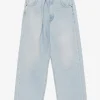 Jeans AGOLDE Vana wide-leg albastru