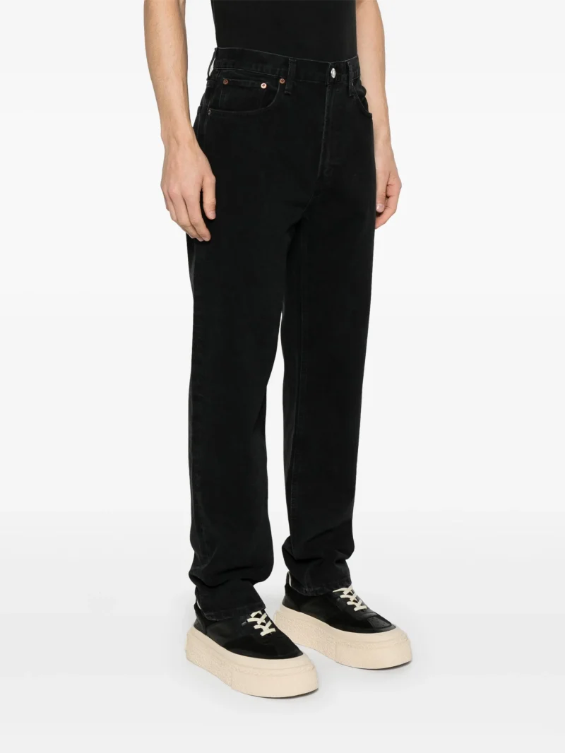 Jeans AGOLDE Waldon negru - imagine 5