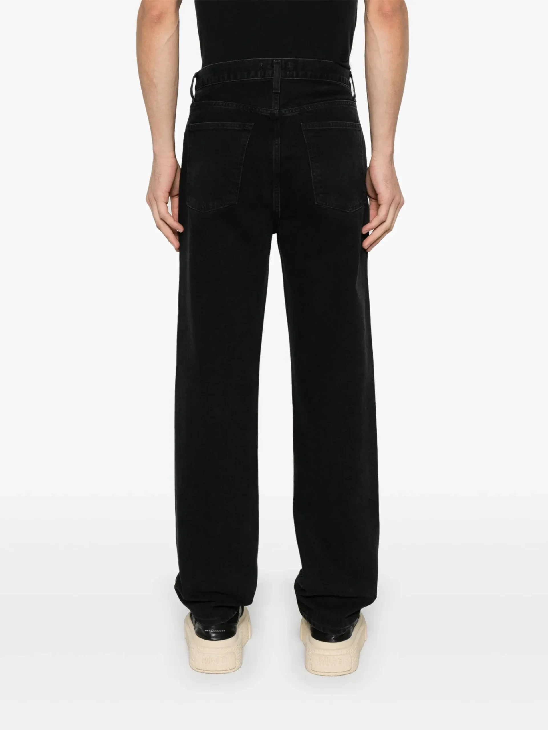 Jeans AGOLDE Waldon negru - imagine 4