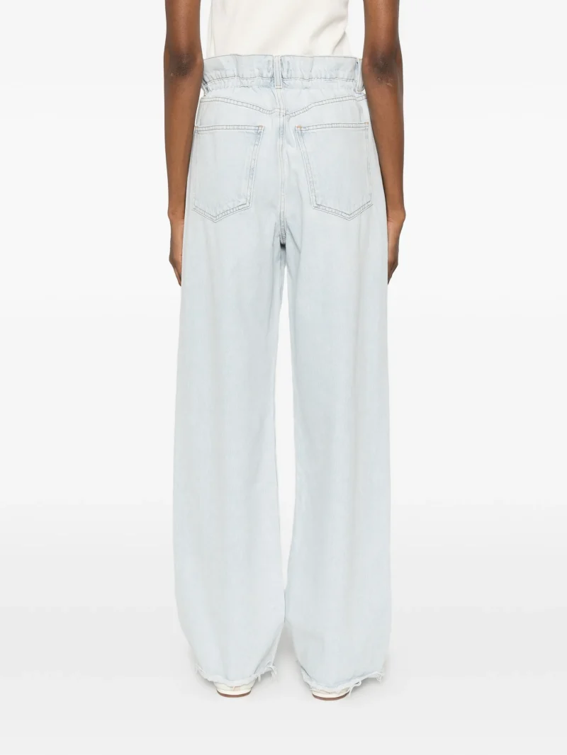Jeans AGOLDE raw-hem albastru - imagine 5