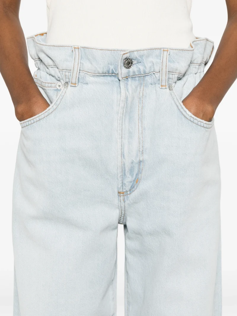 Jeans AGOLDE raw-hem albastru - imagine 3