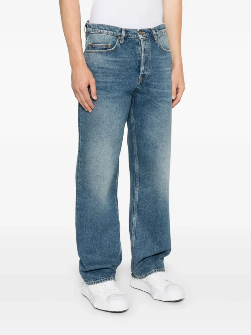 Jeans Golden Goose five pockets albastru - imagine 5