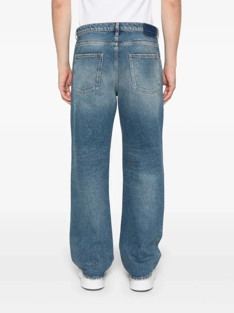 Jeans Golden Goose five pockets albastru - imagine 4