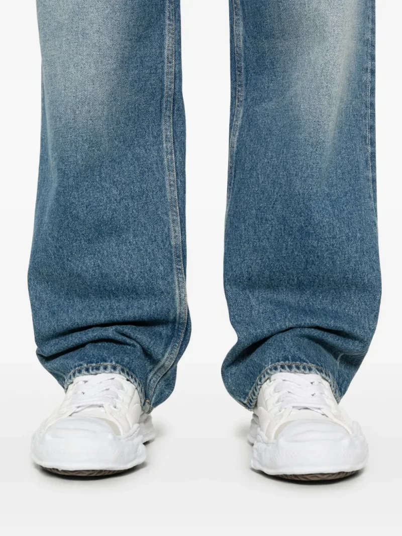 Jeans Golden Goose five pockets albastru - imagine 3