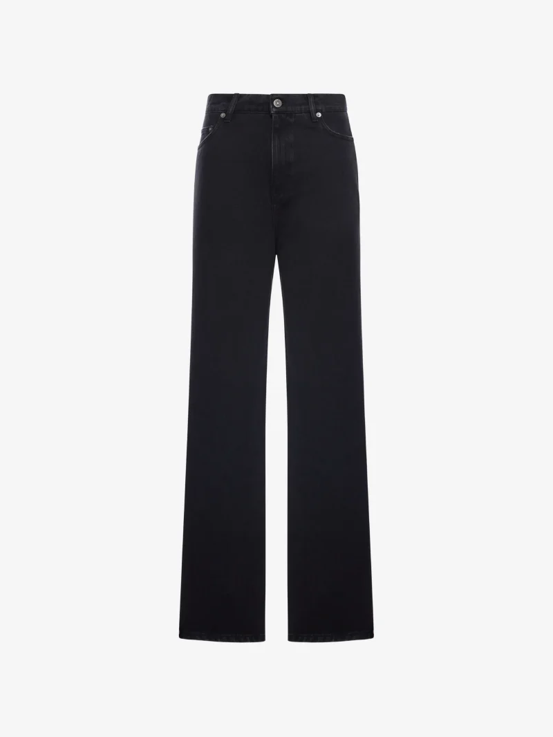 Jeans Golden Goose five-pockets negru