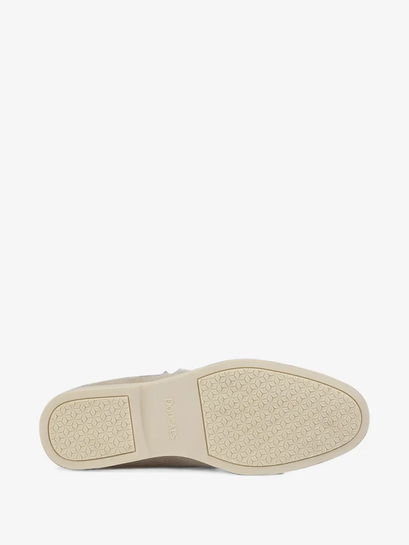 Loafers Doucal's shearling-trim tassel gri - imagine 3