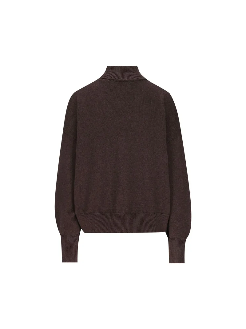 Alternative view of Pulover Marant Etoile Nasha Logo-Embroidered Roll-Neck maro