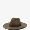 Palarie Golden Goose contrast-band fedora khaki