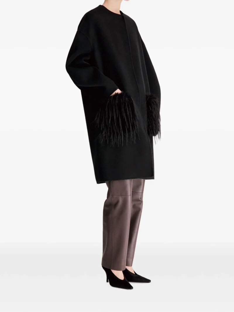 Palton LouLou De Saison Cilia negru - imagine 3