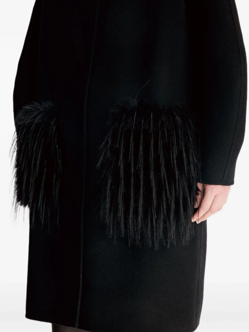 Palton LouLou De Saison Cilia negru - imagine 5