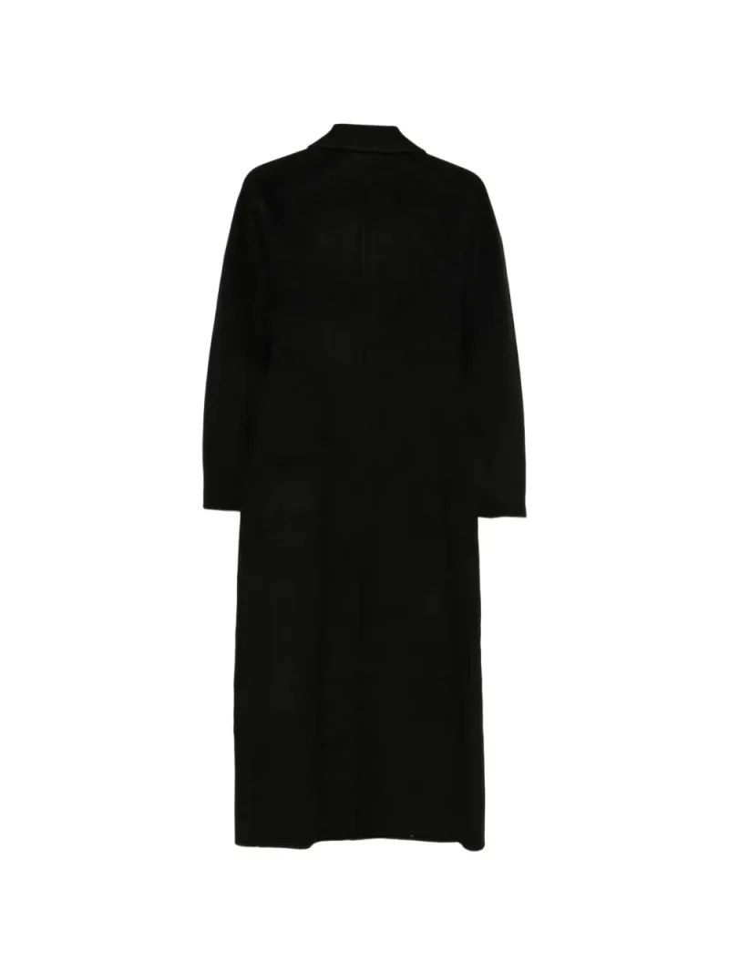 Alternative view of Palton Rohe button-fastening spread-collar negru