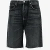 Pantaloni Agolde Anson buttoned negru