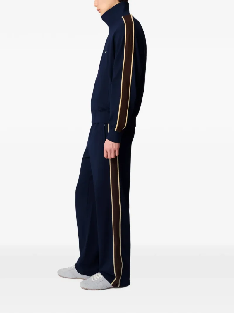 Pantaloni Axel Arigato Curb side-stripe albastru - imagine 7