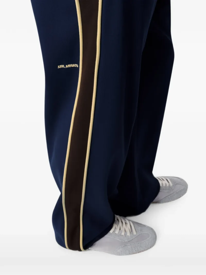 Pantaloni Axel Arigato Curb side-stripe albastru - imagine 4
