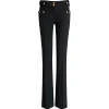 Pantaloni Balmain Pleated Wool Gabardine negru