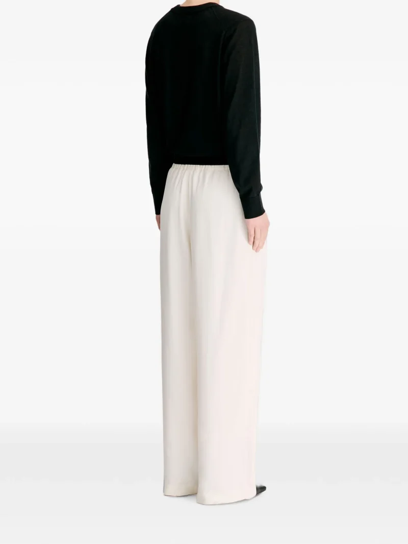 Pantaloni LouLou De Saison Ellon ecru - imagine 4