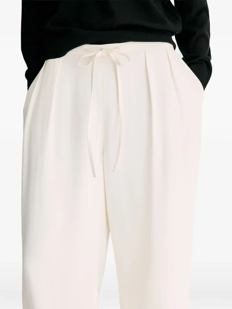 Pantaloni LouLou De Saison Ellon ecru - imagine 3