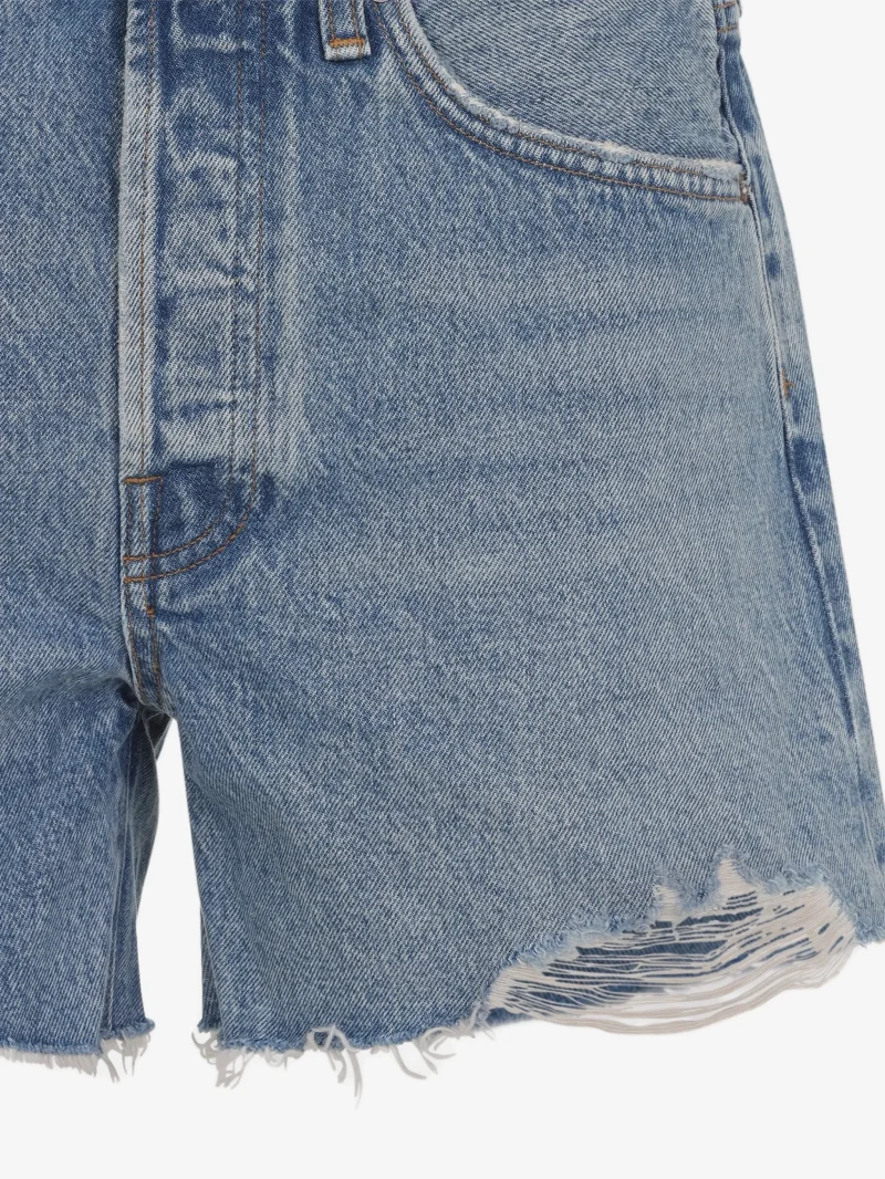 Pantaloni scurti AGOLDE Parker albastru - imagine 3