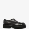 Pantofi Doucal's chunky-sole Derby negru