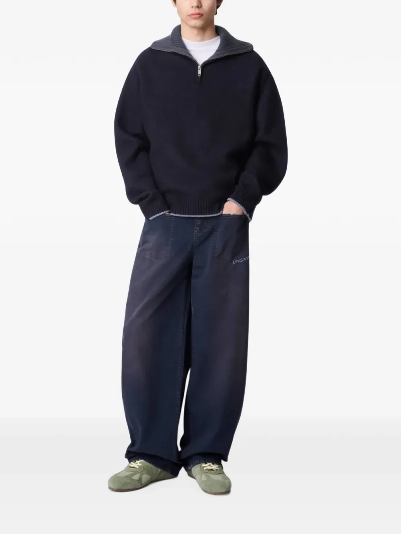 Alternative view of Pulover Axel Arigato Trace half-zip negru