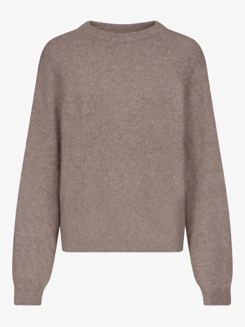Pulover LouLou De Saison Tristan crew-neck maro