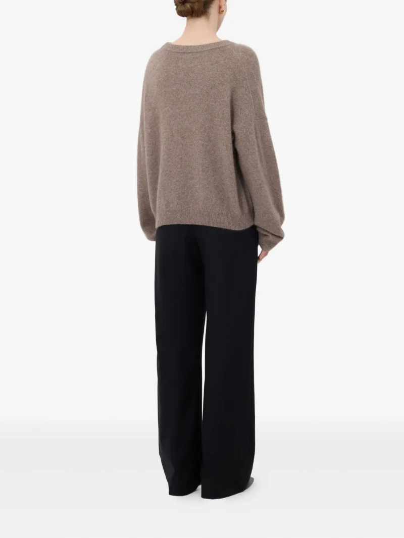 Pulover LouLou De Saison Tristan crew-neck maro - imagine 5