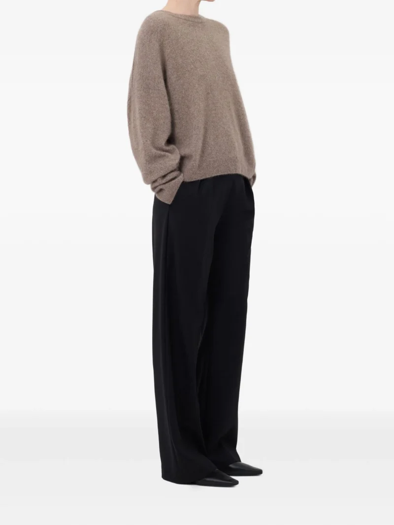 Pulover LouLou De Saison Tristan crew-neck maro - imagine 4