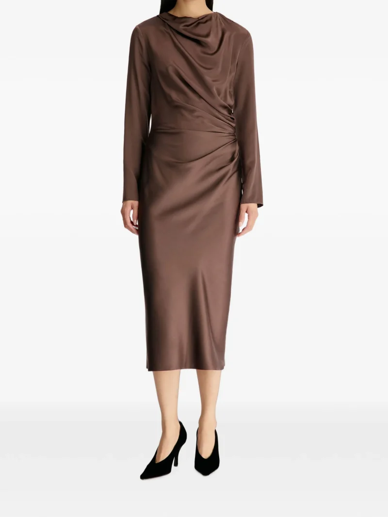 Alternative view of Rochie LouLou De Saison draped maro