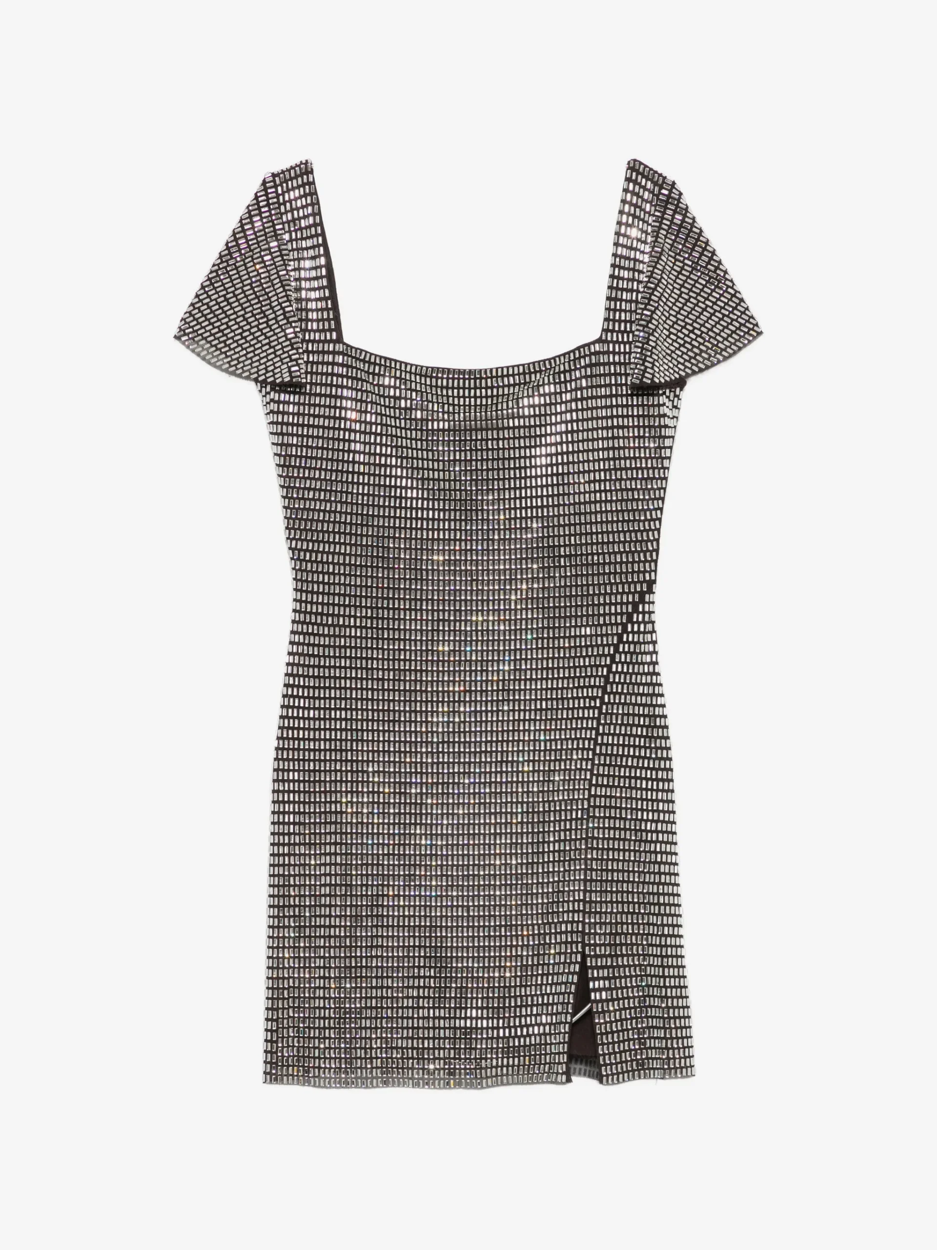 Rochie mini Self-Portrait embellished flared-sleeve