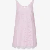 Rochie mini Self-Portrait sequin-embellished lace roz