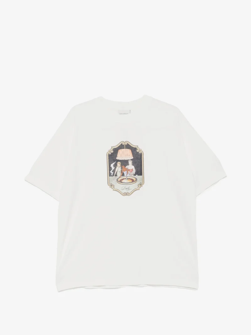 Tricou Drole De Monsieur Casino Scene alb
