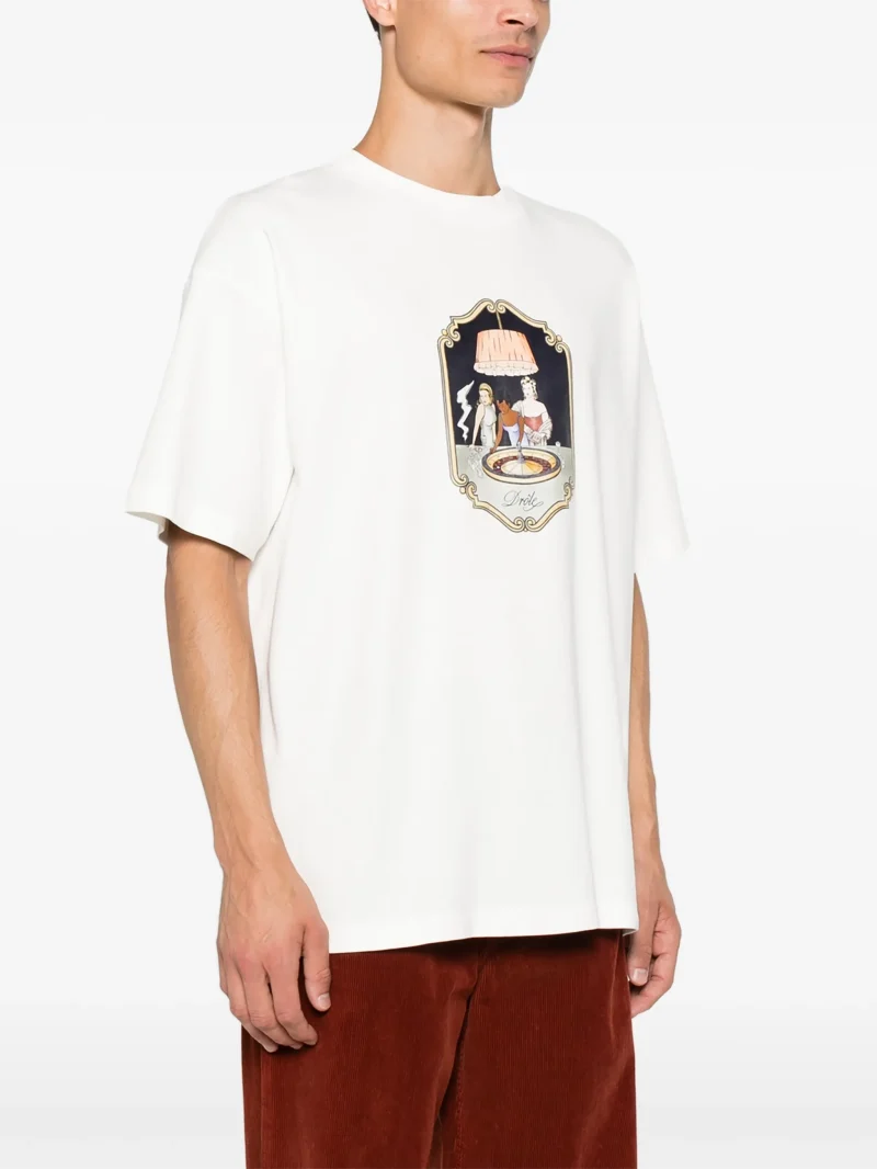 Tricou Drole De Monsieur Casino Scene alb - imagine 5