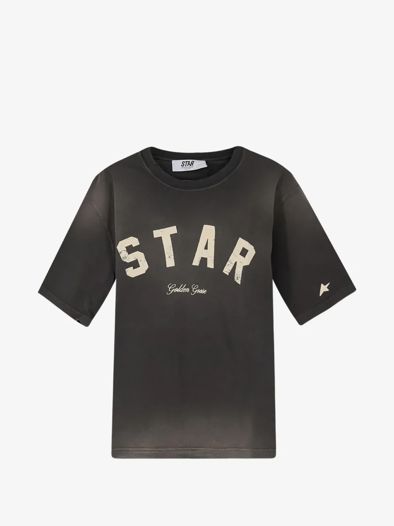 Tricou Golden Goose star-graphic gri