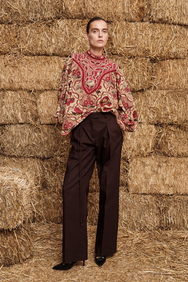 Bluza Alemais Kenny Floral rosu - imagine 5