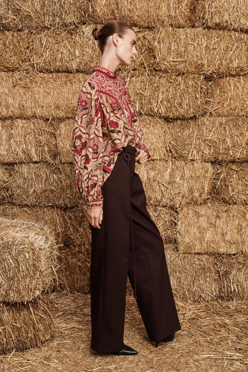 Bluza Alemais Kenny Floral rosu - imagine 4