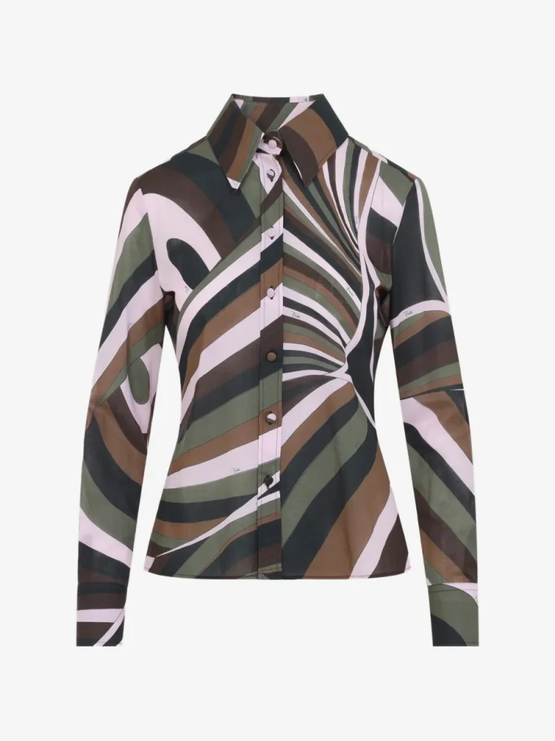Camasa PUCCI Iride-Print multicolor