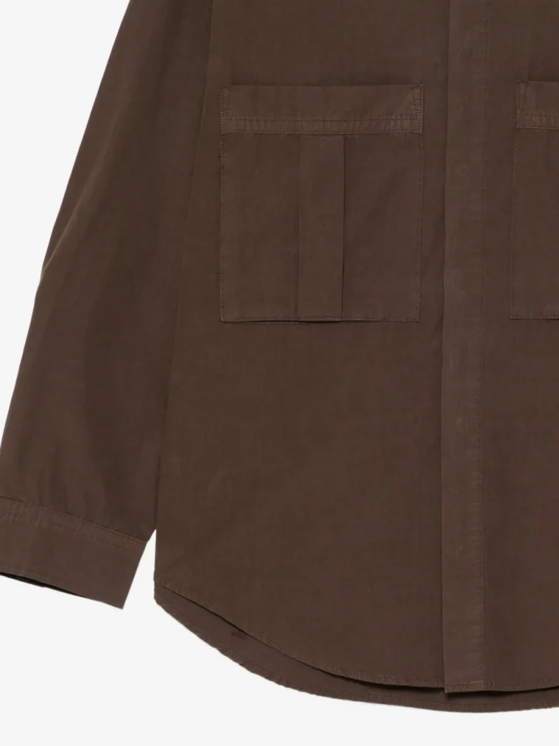 Camasa Citizens of Humanity Clark Chest-Pocket maro - imagine 7