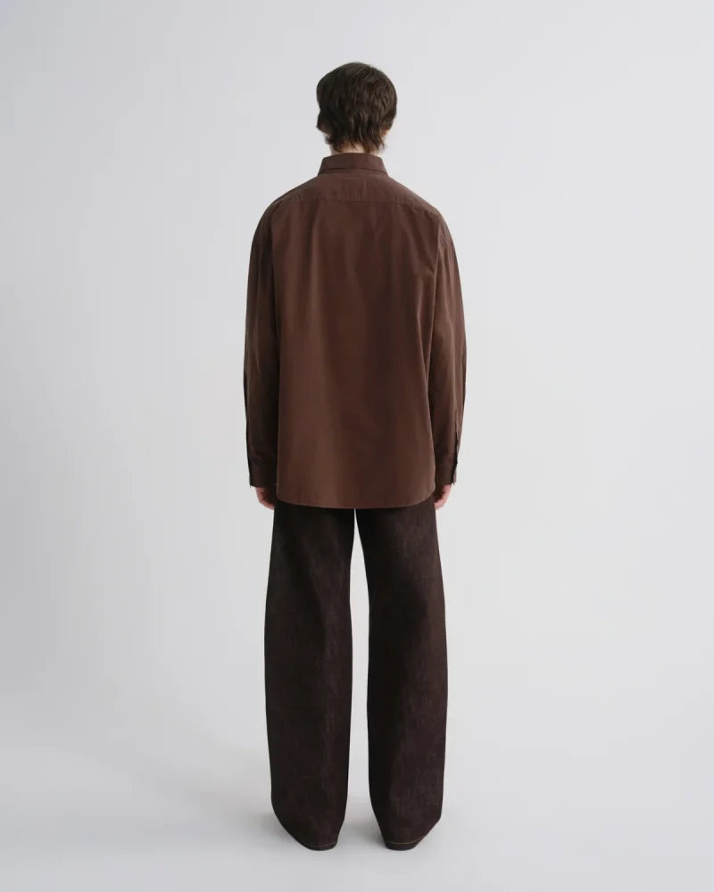 Camasa Citizens of Humanity Clark Chest-Pocket maro - imagine 3