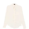 Camasa ETRO Ruffled Paisley-Jacquard ecru