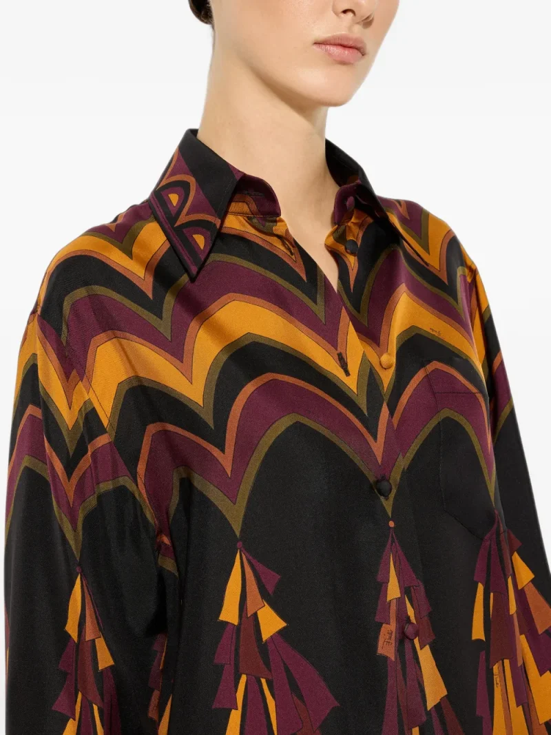 Camasa PUCCI Baiadera Print Silk multicolor - imagine 5