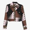 Camasa PUCCI Geometric-Print Cropped multicolor