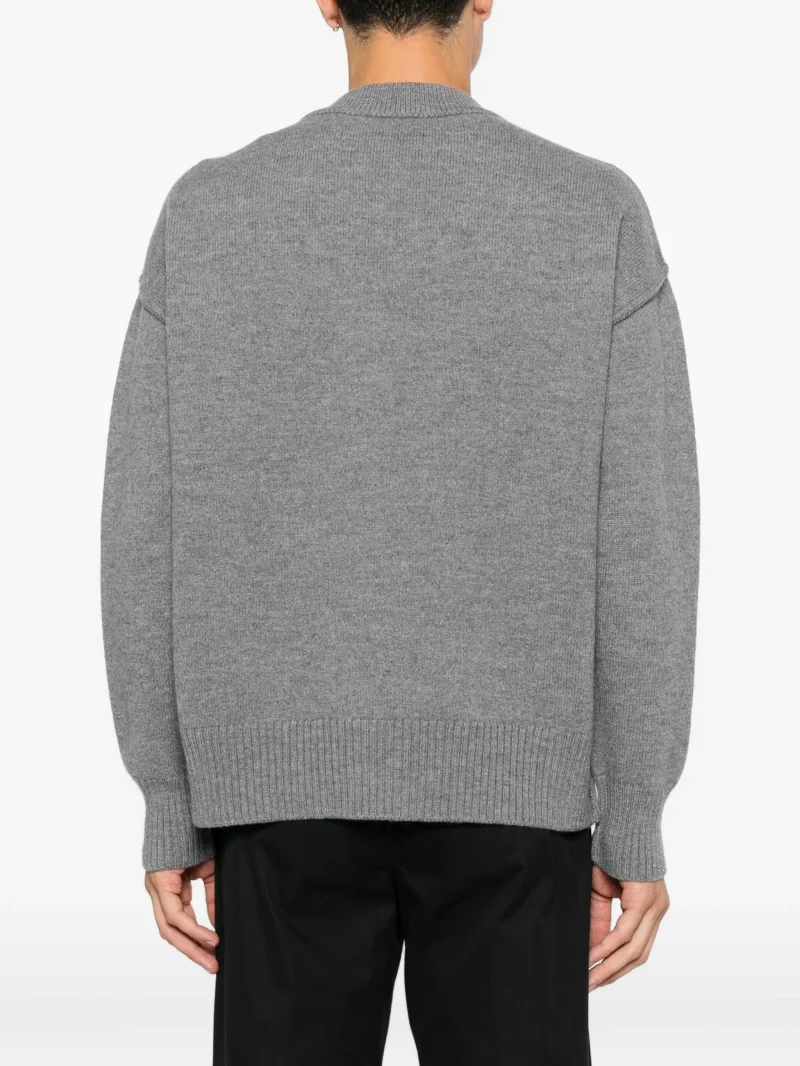 Alternative view of Cardigan Ami Paris Ami de Coeur gri
