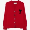 Cardigan Ami Paris Ami de Coeur rosu