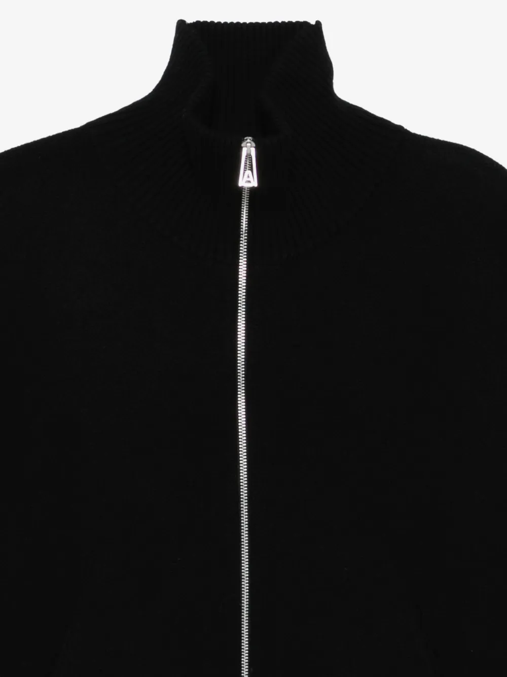 Cardigan Axel Arigato Zip-Neck High-Neck negru - imagine 3